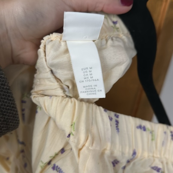 Wildflower Collection Cotton Lavender Off-the-shoulder H&M DRESS boho Medium - Picture 9 of 9